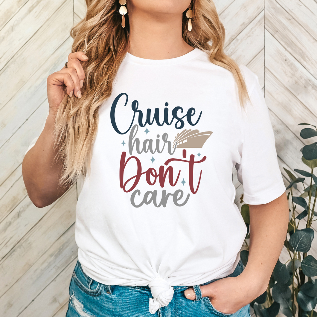 Cruise Hair Don't Care | White Tee