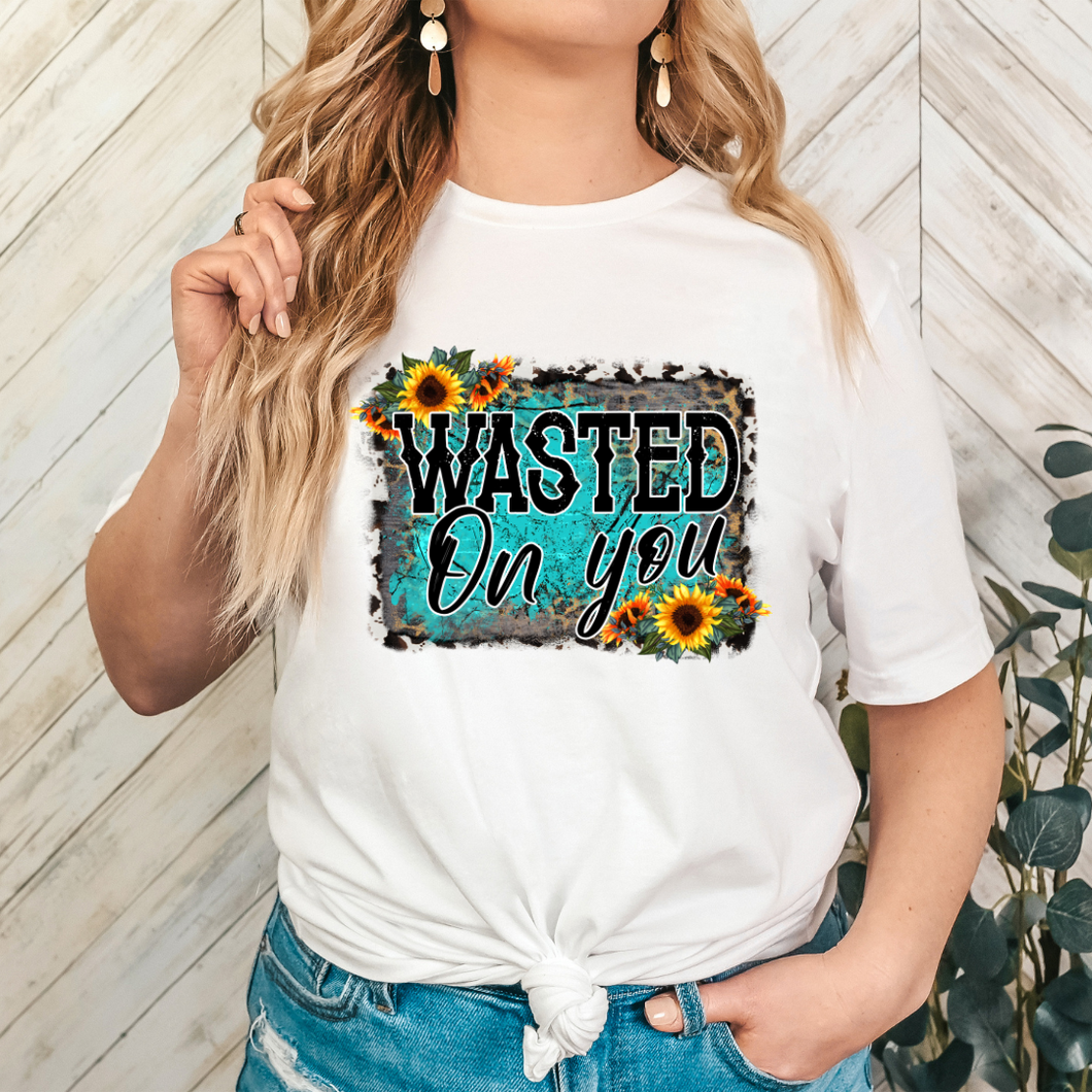 Wasted on You | White Tee