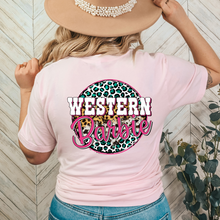 Load image into Gallery viewer, Western Barbie Leopard Print | Light Pink Tee
