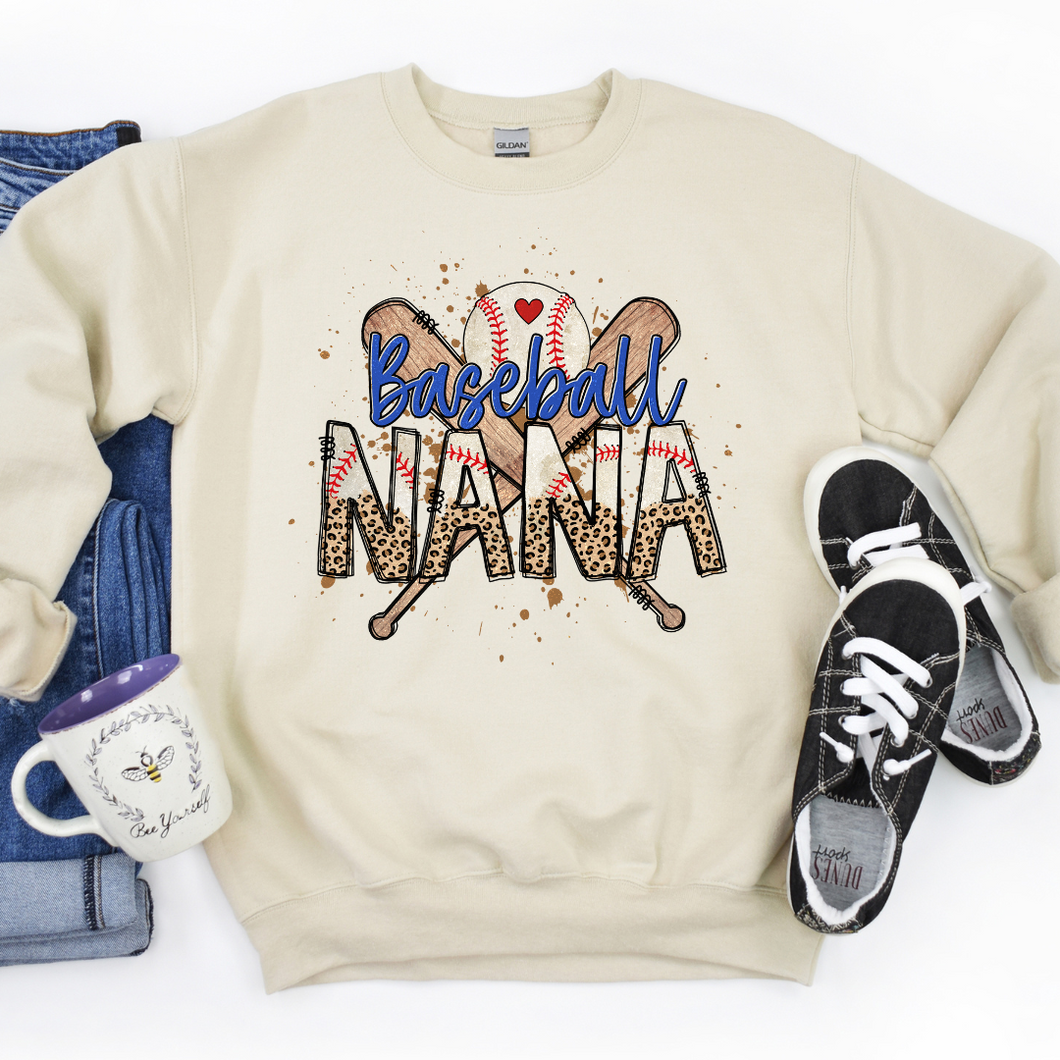 Baseball Nana | Light Sand Sweatshirt