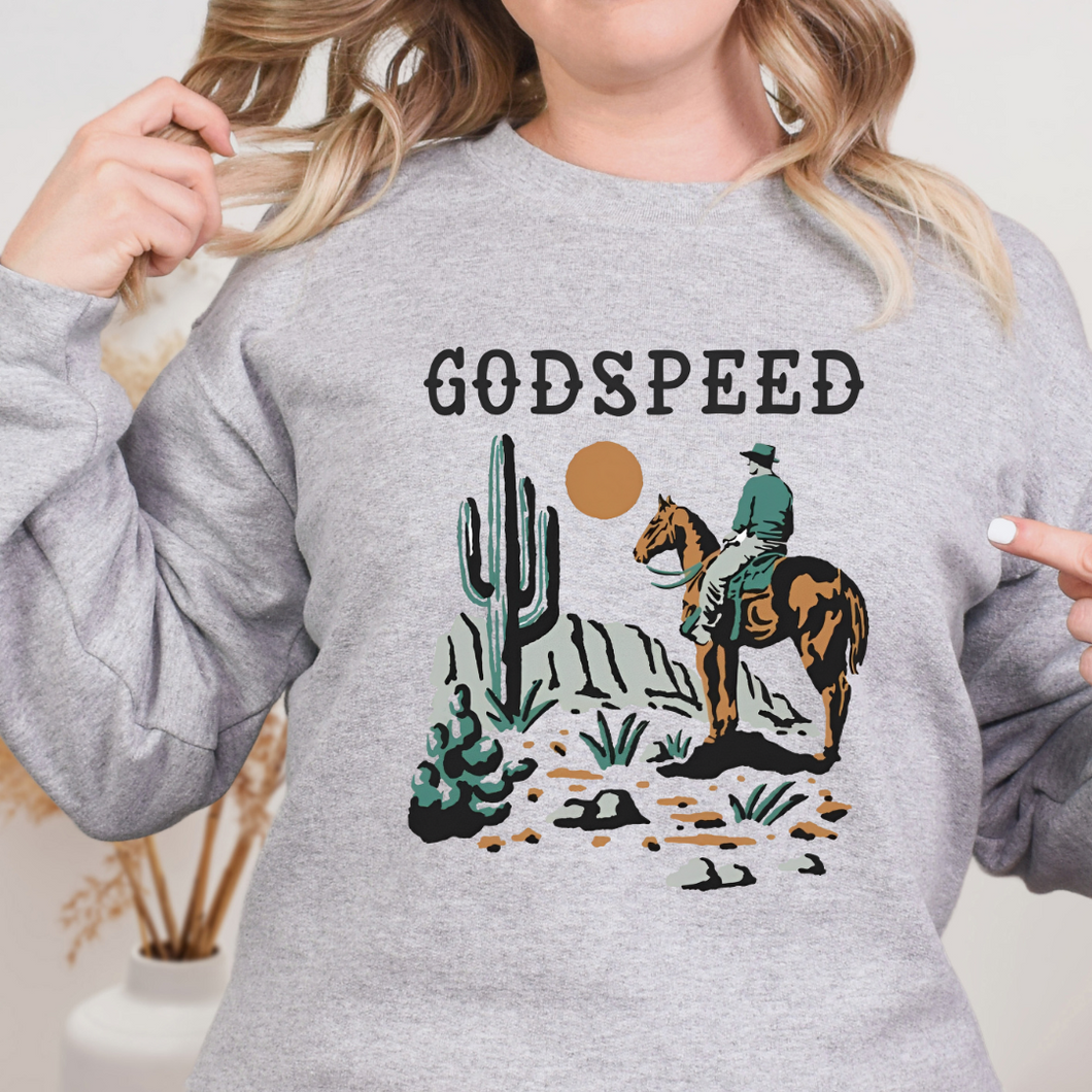 Godspeed | Light Gray Sweatshirt