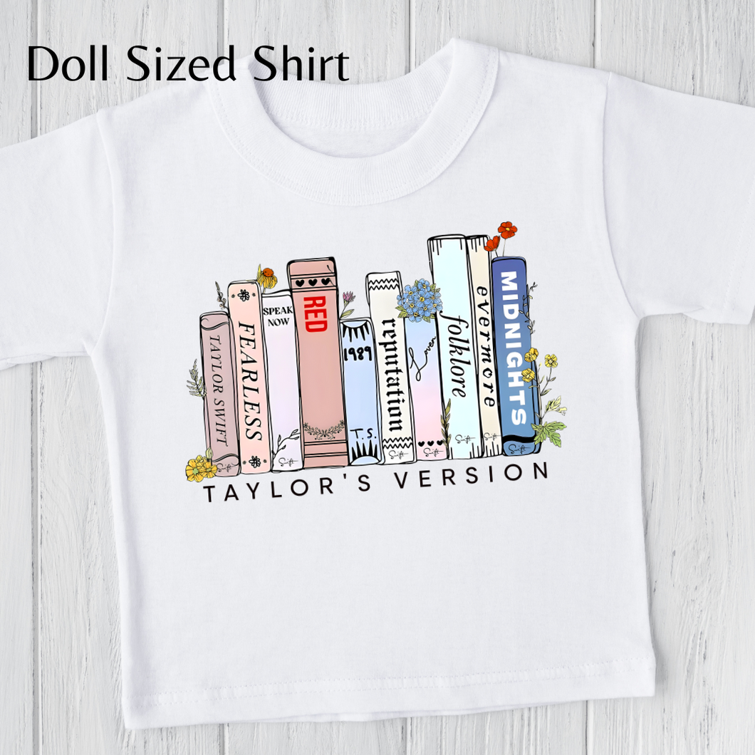 Taylor Swift Album Books | Doll Shirt