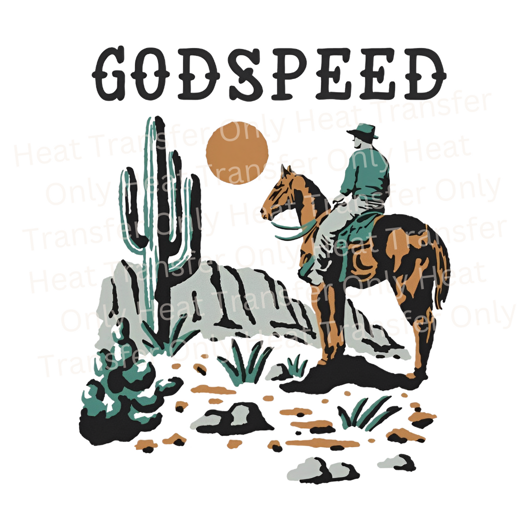 Godspeed Zach Bryan | Heat Transfer Print