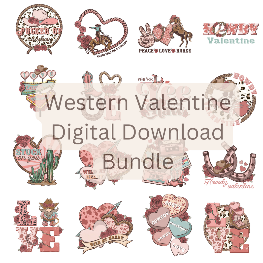 Digital Download | Western Valentine Bundle