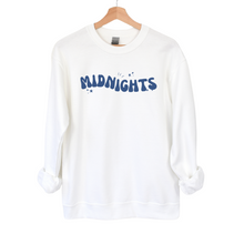 Load image into Gallery viewer, Blue Midnights Front and Back White Sweatshirt
