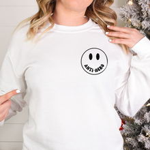 Load image into Gallery viewer, Pocket Sized Anti Hero Smiley Face | Heat Transfer Print
