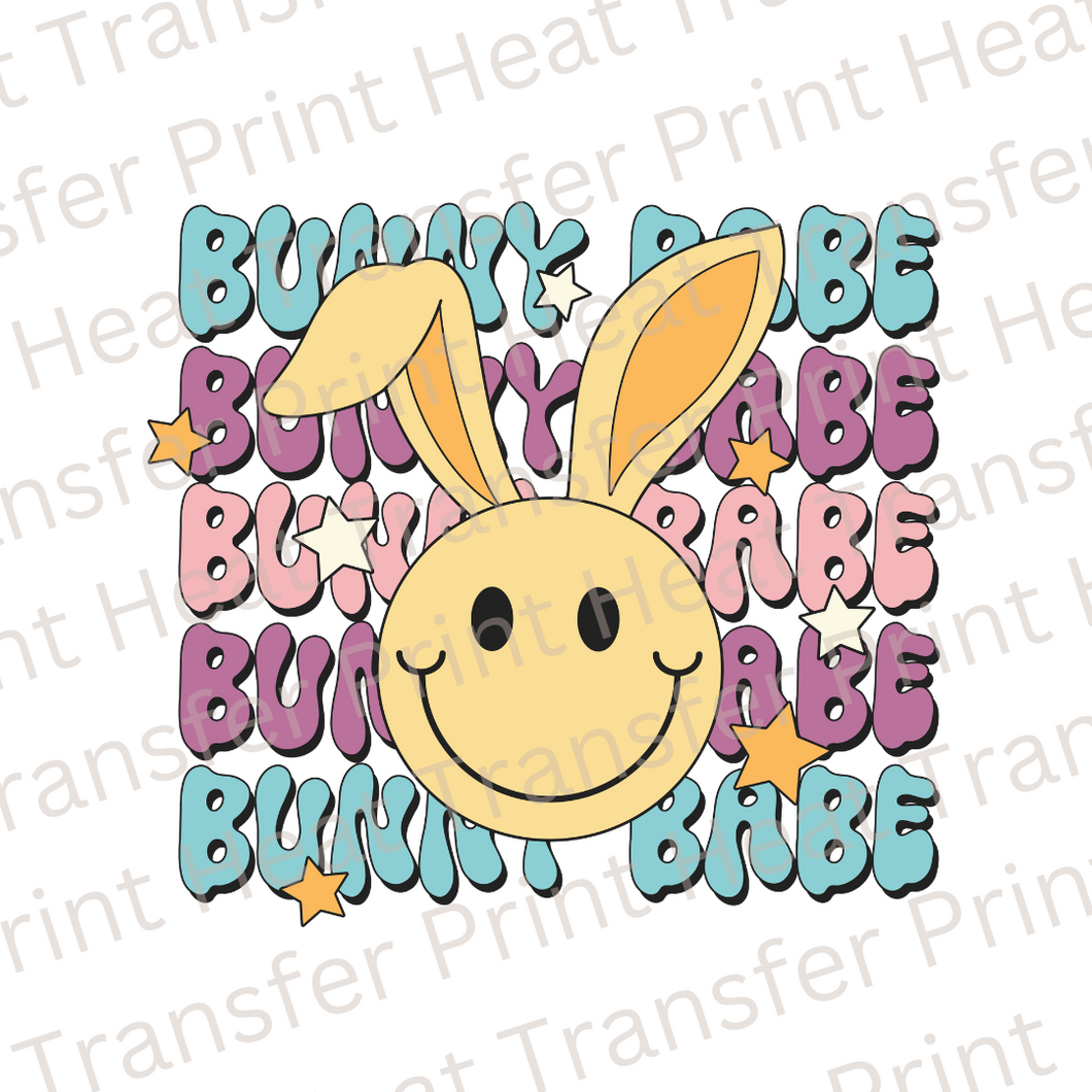 Bunny Babe | Heat Transfer Print