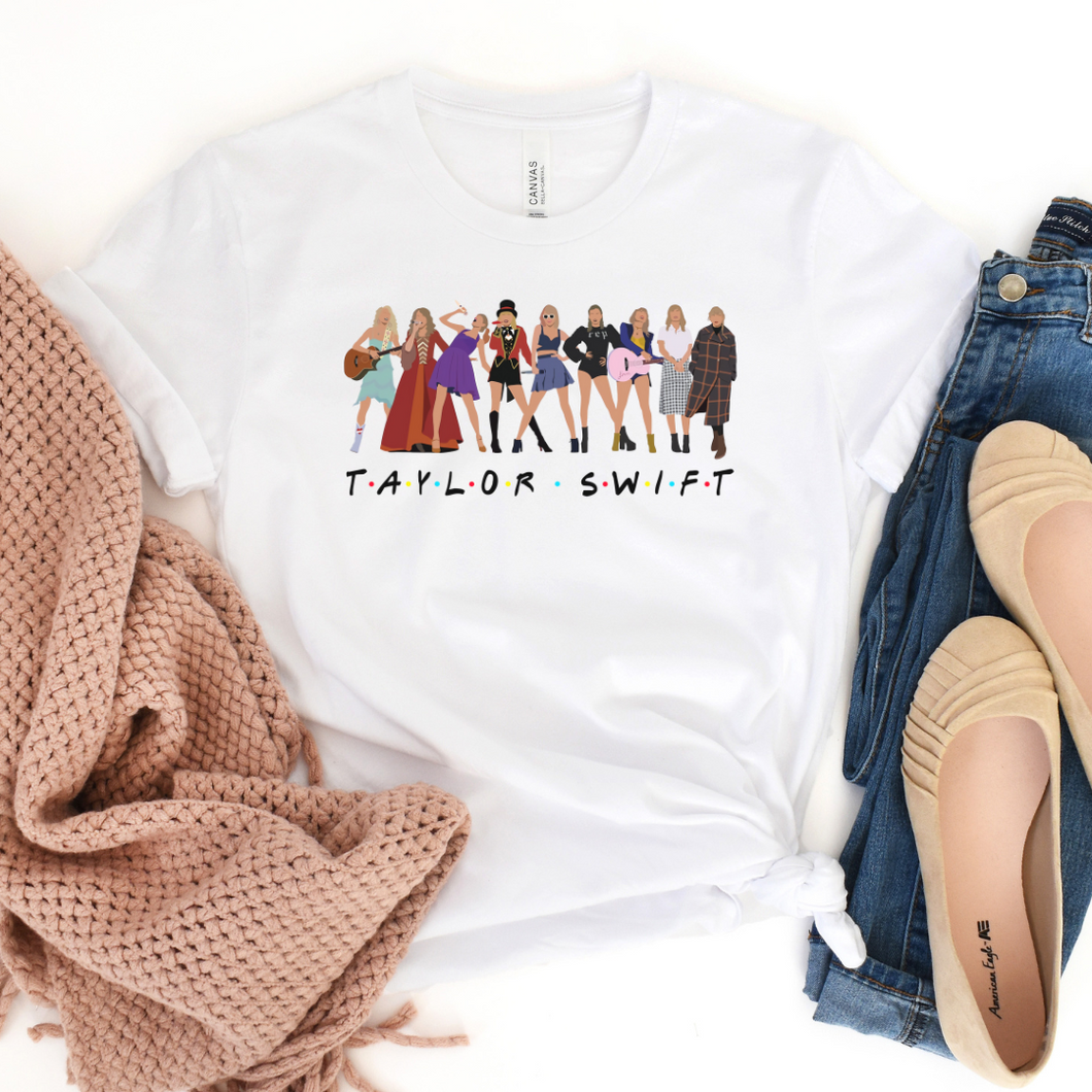 Taylor Swift Eras White Tee