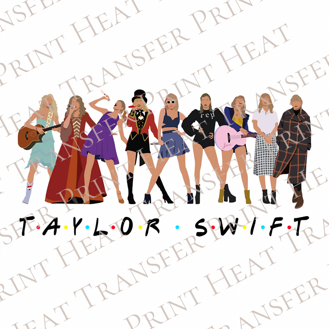 Taylor Swift Eras Silhouette Vinyl Decal Sticker / Car Decal
